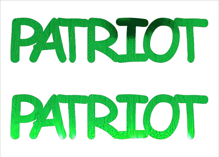 Custom-Buzz Word - PATRIOT Green