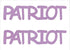 Custom-Buzz Word - PATRIOT Pink