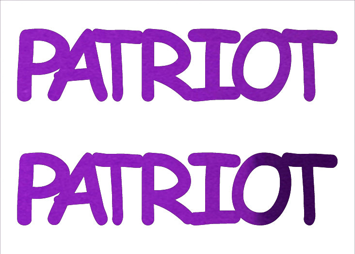 Custom-Buzz Word - PATRIOT Purple