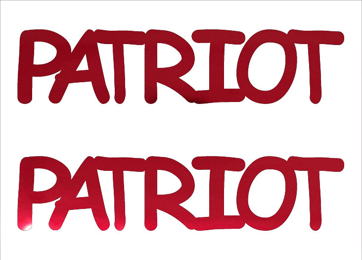 Custom-Buzz Word - PATRIOT Red