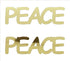 Custom-Buzz Word - PEACE Gold