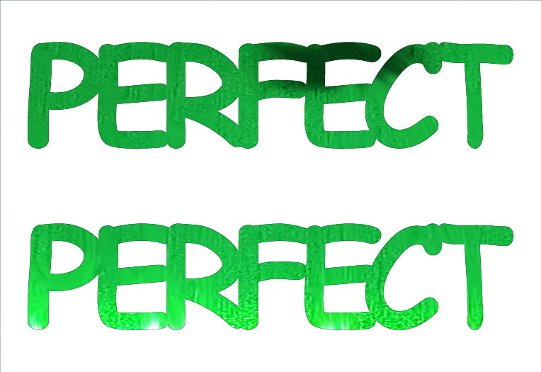 Custom-Buzz Word - PERFECT Green