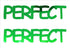 Custom-Buzz Word - PERFECT Green