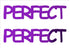 Custom-Buzz Word - PERFECT Purple