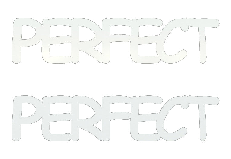 Custom-Buzz Word - PERFECT White