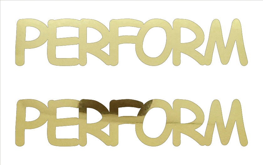 Custom-Buzz Word - PERFORM Gold