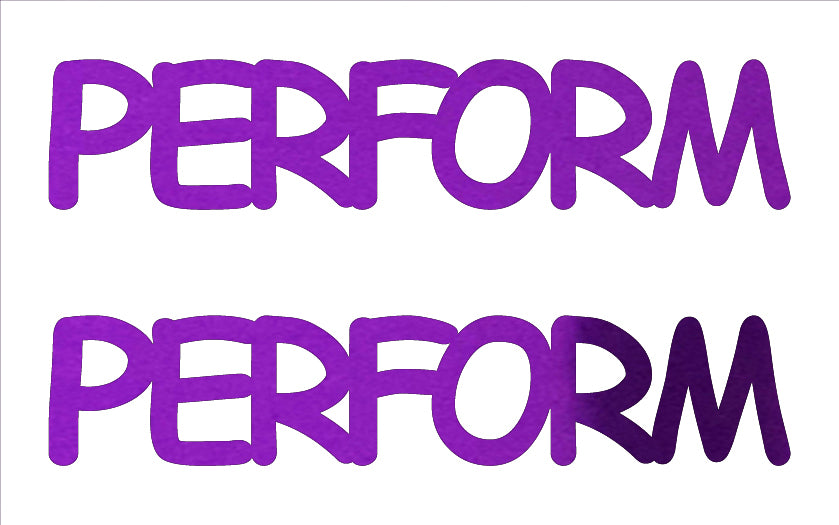 Custom-Buzz Word - PERFORM Purple