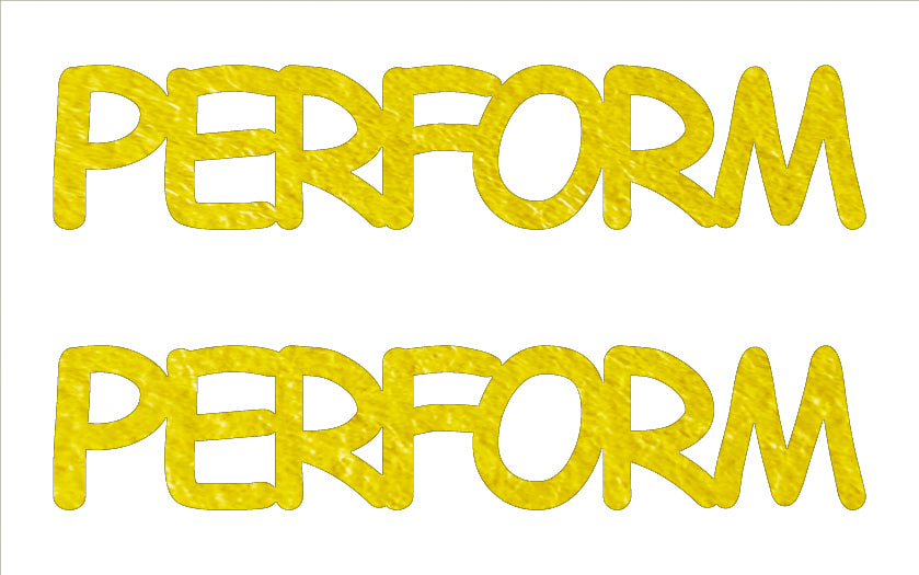 Custom-Buzz Word - PERFORM Yellow Paper