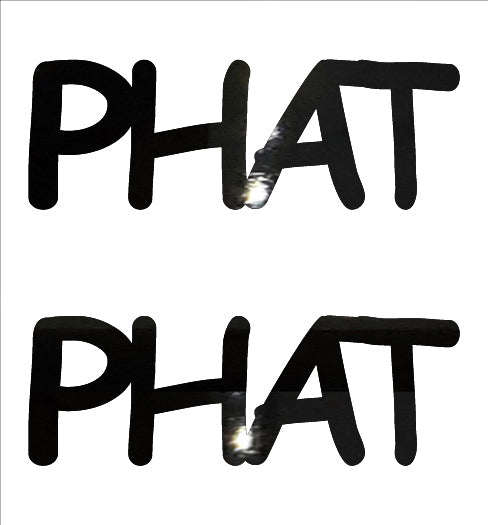 Custom-Buzz Word - PHAT Black