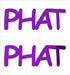 Custom-Buzz Word - PHAT Purple