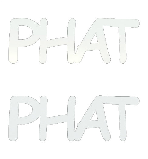 Custom-Buzz Word - PHAT White