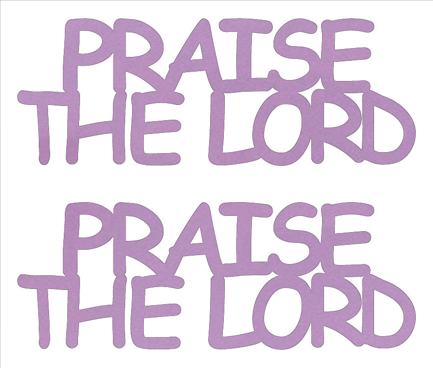 Custom-Buzz Word - PRAISE THE LORD Pink