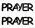 Custom-Buzz Word - PRAYER Black