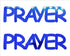 Custom-Buzz Word - PRAYER Blue Royal