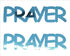 Custom-Buzz Word - PRAYER Blue Sky