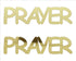 Custom-Buzz Word - PRAYER Gold