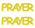 Custom-Buzz Word - PRAYER Yellow Paper