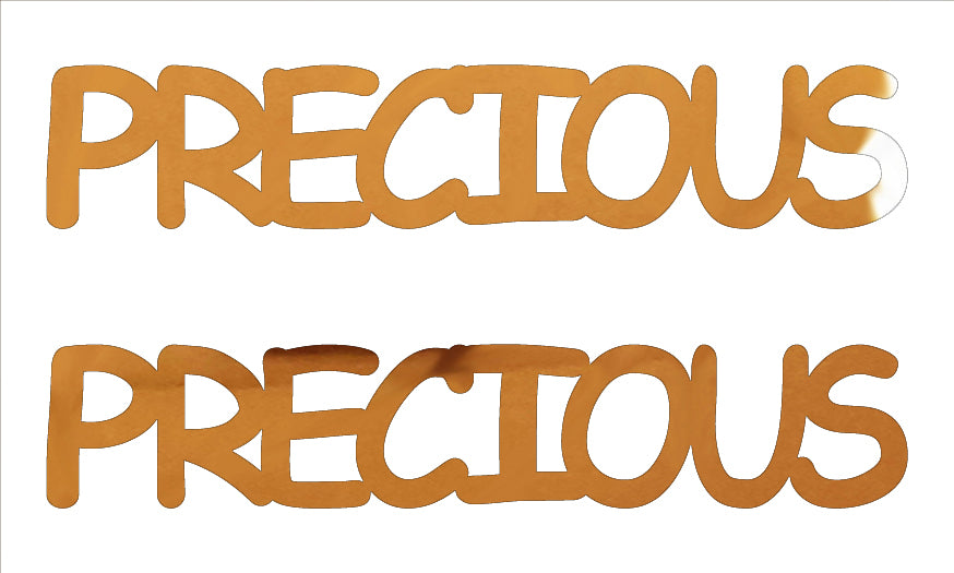 Custom-Buzz Word - PRECIOUS Orange