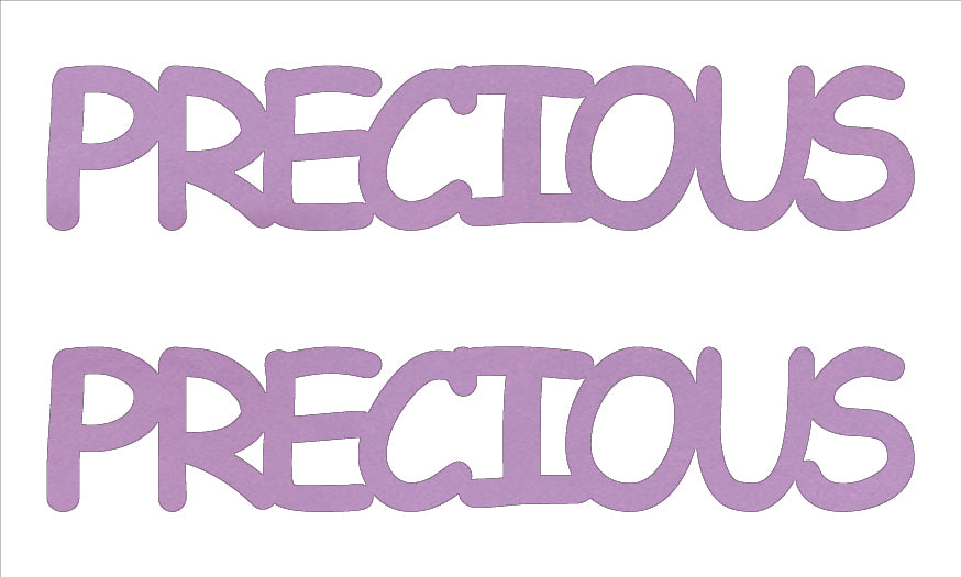 Custom-Buzz Word - PRECIOUS Pink