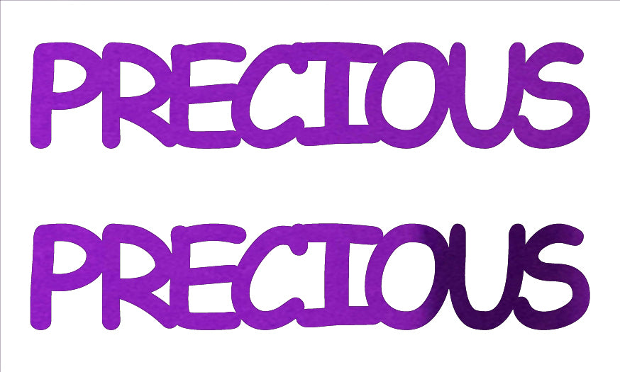 Custom-Buzz Word - PRECIOUS Purple