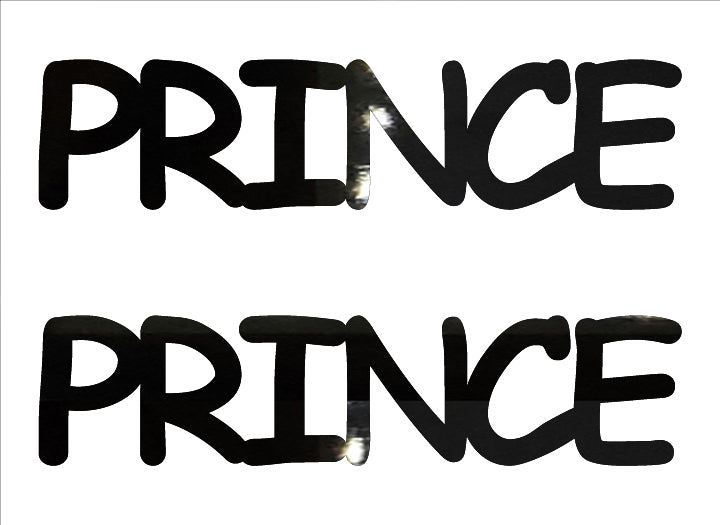 Custom-Buzz Word - PRINCE Black