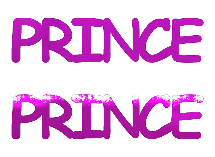 Custom-Buzz Word - PRINCE Fuchsia