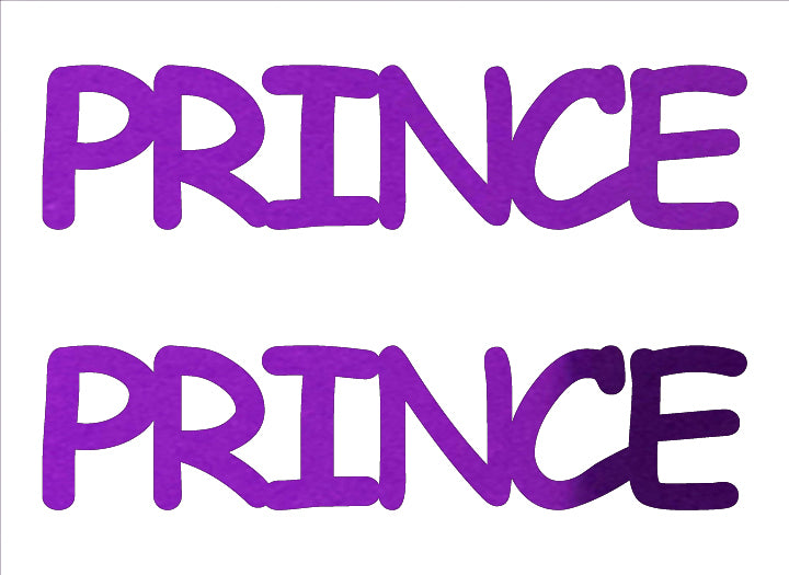 Custom-Buzz Word - PRINCE Purple