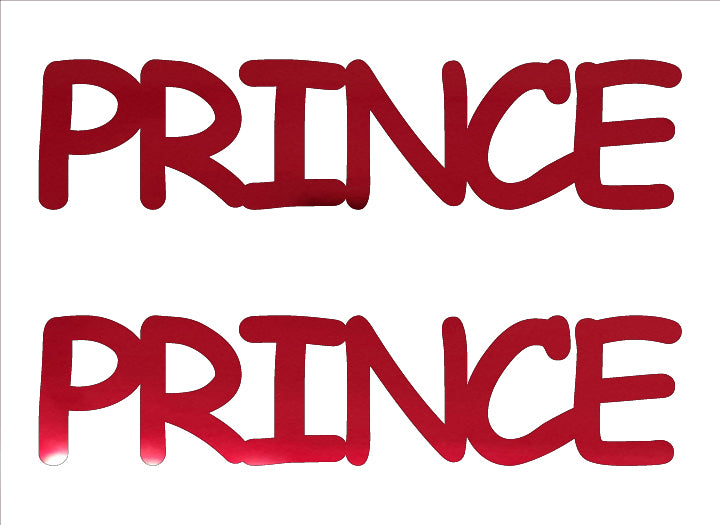 Custom-Buzz Word - PRINCE Red