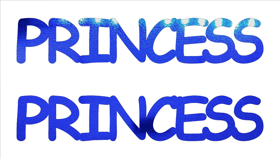 Custom-Buzz Word - PRINCESS Blue Royal