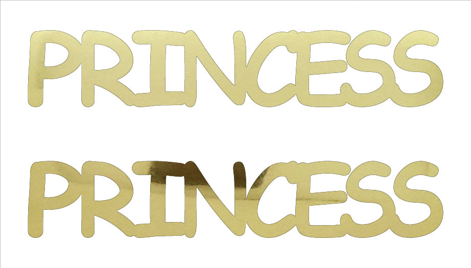 Custom-Buzz Word - PRINCESS Gold