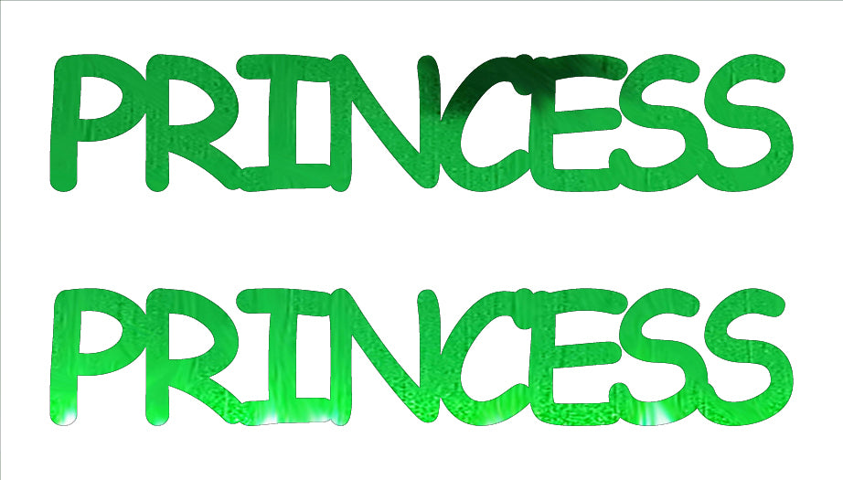 Custom-Buzz Word - PRINCESS Green