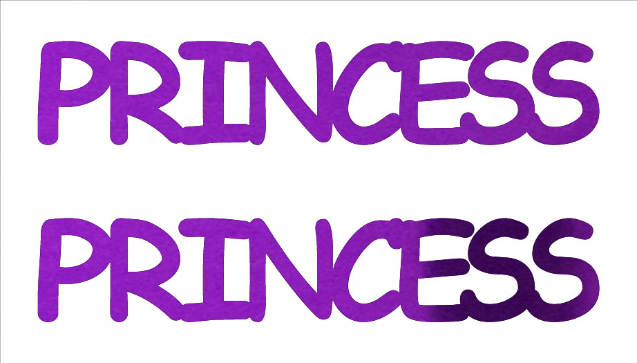 Custom-Buzz Word - PRINCESS Purple