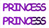 Custom-Buzz Word - PRINCESS Purple