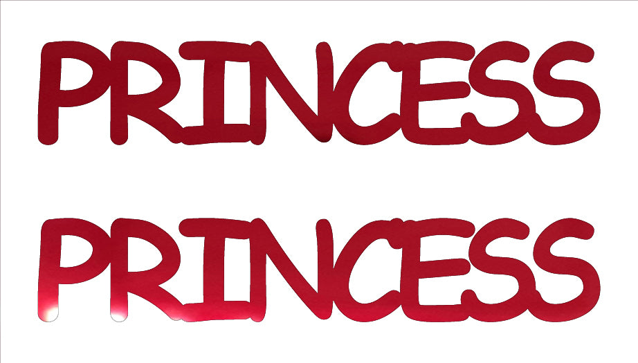 Custom-Buzz Word - PRINCESS Red