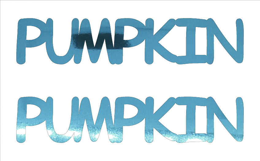 Custom-Buzz Word - PUMPKIN Blue Sky