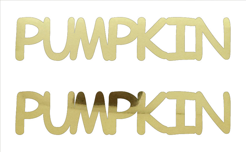 Custom-Buzz Word - PUMPKIN Gold