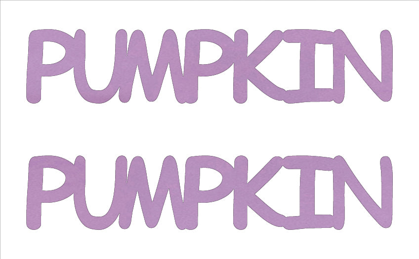 Custom-Buzz Word - PUMPKIN Pink