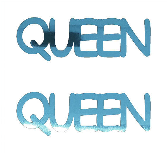 Custom-Buzz Word - QUEEN Blue Sky