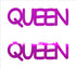 Custom-Buzz Word - QUEEN Fuchsia