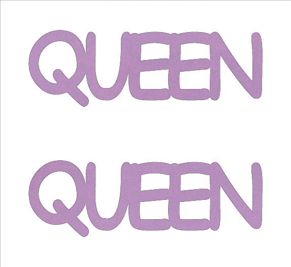 Custom-Buzz Word - QUEEN Pink