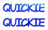 Custom-Buzz Word - QUICKIE Blue Royal