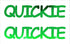 Custom-Buzz Word - QUICKIE Green