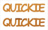 Custom-Buzz Word - QUICKIE Orange