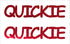 Custom-Buzz Word - QUICKIE Red