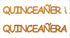 Custom-Buzz Word - QUINCEANERA Orange