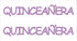 Custom-Buzz Word - QUINCEANERA Pink