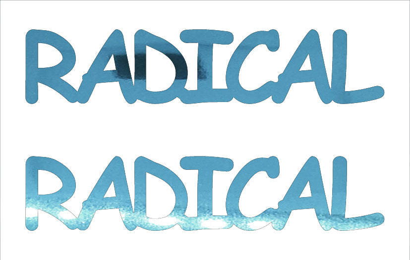 Custom-Buzz Word - RADICAL Blue Sky