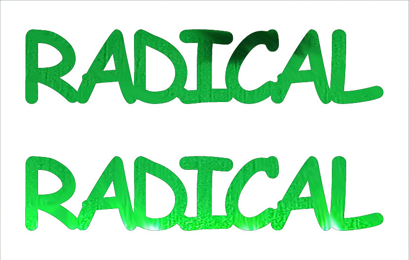 Custom-Buzz Word - RADICAL Green