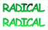 Custom-Buzz Word - RADICAL Green