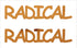 Custom-Buzz Word - RADICAL Orange